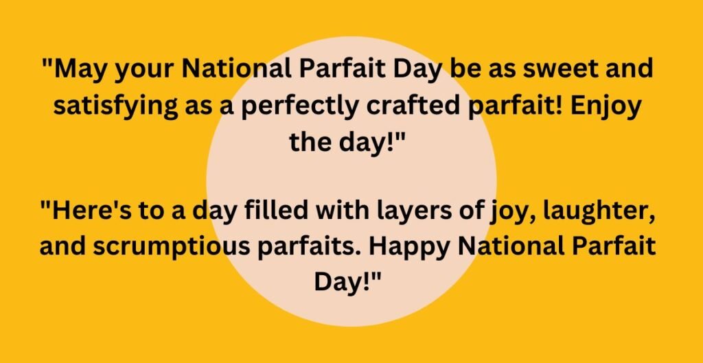 National Parfait Day 