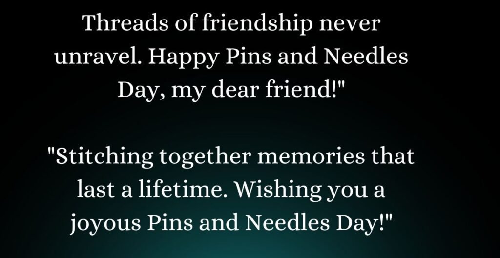 Pins and Needles Day 