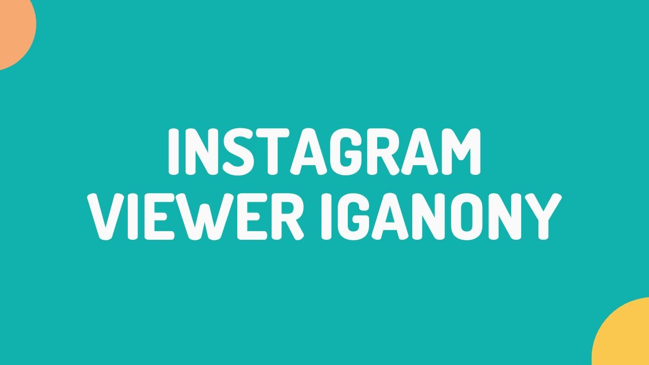 Instagram Viewer Iganony