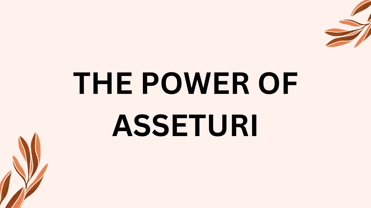 THE POWER OF ASSETURI