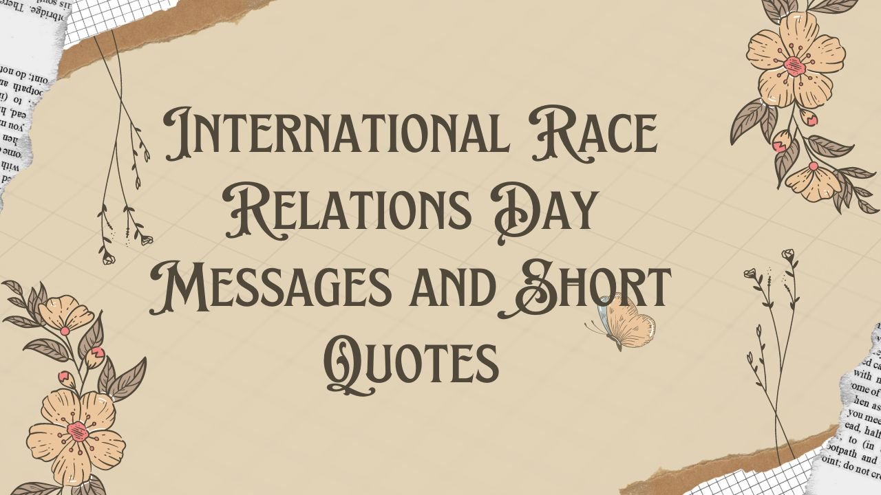 International Race Relations Day Messages and Short Quotes
